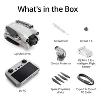دي جي اي ميني 3 برو طائرة بدون طيار مع جهاز تحكم ع...