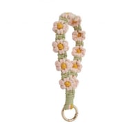 ميدالية كروشيه ورد- وردي فاتح