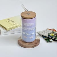 كوب زجاجي عيوطة