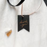 تاق Thank you أسود كبير