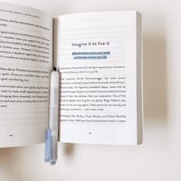 قلم تحديد ضغاط - أزرق