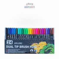 الوان Dual Tip Brush Pens