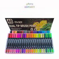 الوان Dual Tip Brush Pens