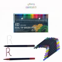 الوان Dual Tip Brush Pens