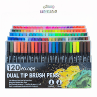 الوان Dual Tip Brush Pens