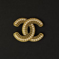 Gold Pearl Embellished