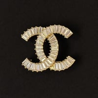 Gold Baguette Crystal