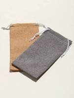 حافظة نظارات قماش برباط ( حبة واحدة )