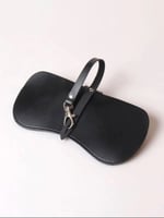 حافظة نظارات جلد لون أسود 11841