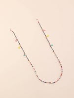 سلسلة نظارات مزينة بلؤلؤ ملون وخيوط 11802