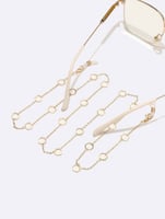 سلسلة نظارات مزخرفة سداسي ذهبي 11842