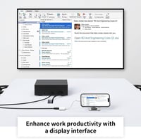 وصلة Type-C إلى HDMI + Type-C — عرض بجودة عالية لن...