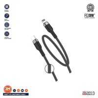 كيبل شحن - قماش - تايب سي ايفون مترين من ماركة PRO...