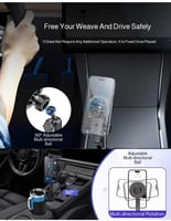 حامل جوال مغناطيسي يركب محل الأكواب ويتحرك جميع ال...