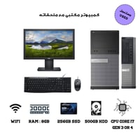 كمبيوتر مكتبي ديل بمعالج I7 الجيل الثالث او الرابع...