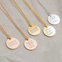 Souvenir Necklace - Gold