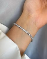 سوار تنس لون فضي او ذهبي.(15cm+1) MB-237