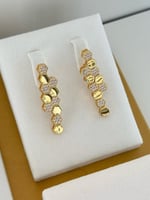 طقم شوميه تنس مؤلف من قطعتين مطلي ذهب . MS-063