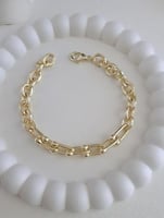 سوار بتصميم مستوحى من تيفاني مطلي ذهب. MB-224