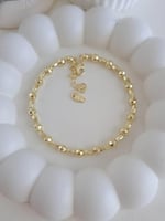 سوار مرن من الكرات الذهبية مطلي ذهب MB-204