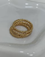 مرامي مبرومة مطلي ذهب عيار ٢٢. MR-103