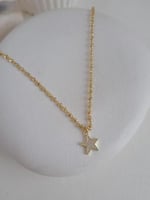 خلخال مع تعليقة بشكل نجمة مطلي ذهب. MA-026