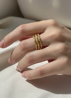 مرامي مبرومة مطلي ذهب عيار ٢٢. MR-103