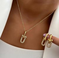 طقم بتصميم مستوحى من تيفاني مؤلف من قطعتين ( سلسال...