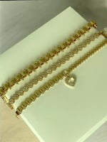 ست الفخامة مجموعة من ثلاث أساور مطلية ذهب عيار ١٤...