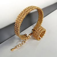 طقم سوار دوريكا مع خاتم من عدة صفوف بابلز مفتوح مط...