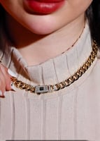 طقم بتصميم مستوحى من ماركة مطلي ذهب عيار ١٨. MS-01...