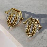 أقراط أذن Serenay مرصع بالألماس ME-057