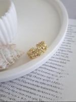 خاتم مفتوح من ثلاث صفوف مطلي ذهب. MR-037