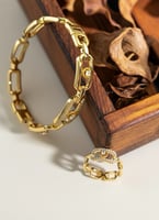 طقم أنيق مستوحى من ماركة مطلي ذهب عيار ١٨ . MB-332