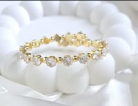 سوار مرصع بأحجار الألماس مطلي ذهب. MB-112