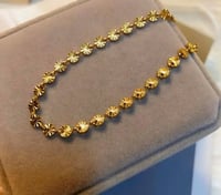 خلخال شايني سن مطلي ذهب MA-006