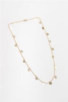 سلسلة لون ذهبي مزينة بالمعينات والدوائر N-6