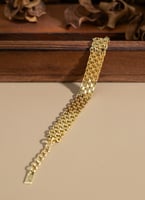 اسوارة مطلية بالذهب بتصميم فاخر. MB-334