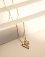 سلسال رفيع Seneray مرصع بالألماس. MN-091