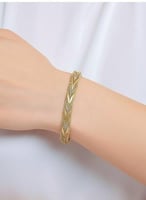 أسوارة حصيرة بديلة الذهب مطلية ذهب . MB-354