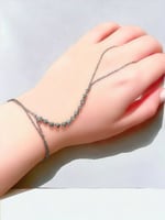 سوار كف يد لون فضي MP-003