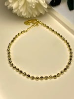 خلخال مع كرات ذهبية مطلي ذهب MA-005