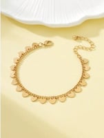 خلخال قلوب مطلي ذهب MA-001