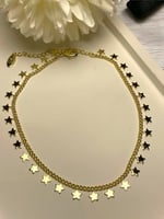 خلخال نجوم مطلي ذهب. MA-002