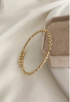 سوار مرصع بالألماس مطلي ذهب MB-081