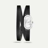 ساعة نسائية جلد ماركة كــاتــيــرا لون اسود اطار ف...