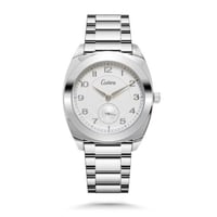 ساعة رجالية ستيل أرقام بلون فضي