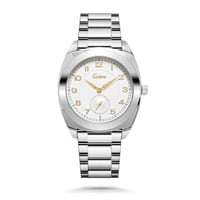 ساعة رجالية ستيل أرقام بلون فضي