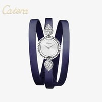 ساعة نسائية جلد كحلي ماركة كــاتــيــرا ميناء دائر...