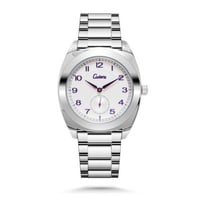 ساعة رجالية ستيل أرقام بلون فضي